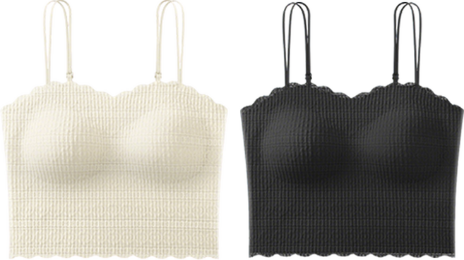 1+1 LUMANOKI 안입은듯 편안한 심리스 노와이어 캡내장 브라탑