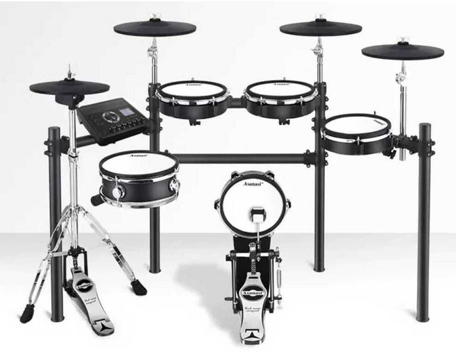 입문용 전자 드럼 세트 스틱 연습 음소거 패드 가정용, 1개, MX410 메시 가죽