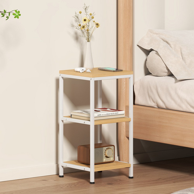 소하임 미니 사이드 테이블 3단, 화이트