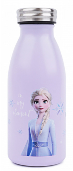 디즈니 겨울왕국 2 엘사 밀키 스텐 보틀 물병 물통 350ml 보온병 보온 보냉, 1개
