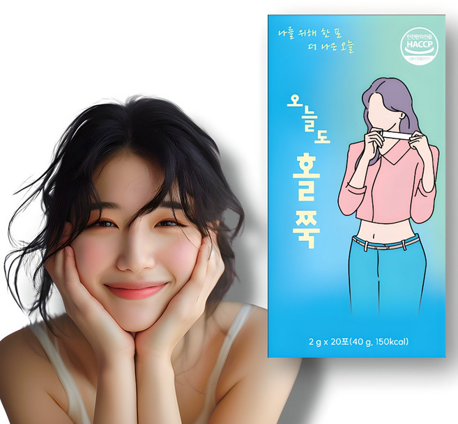 오늘도 홀쭉 클렌즈 특허원료 고함량, 40g, 1박스