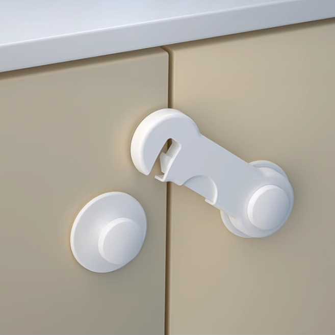 데라스코 아기 서랍잠금장치 문열림방지 안전잠금장치 6개입, 1세트, 일자형