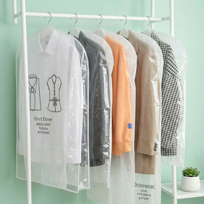 [20개 특가] 살림뱅크 양복 아우터 옷커버, 1세트, 10매입