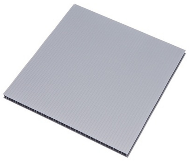 바닥 보양재 플라스틱 골판지 승강기 엘리베이터 보호, 회색