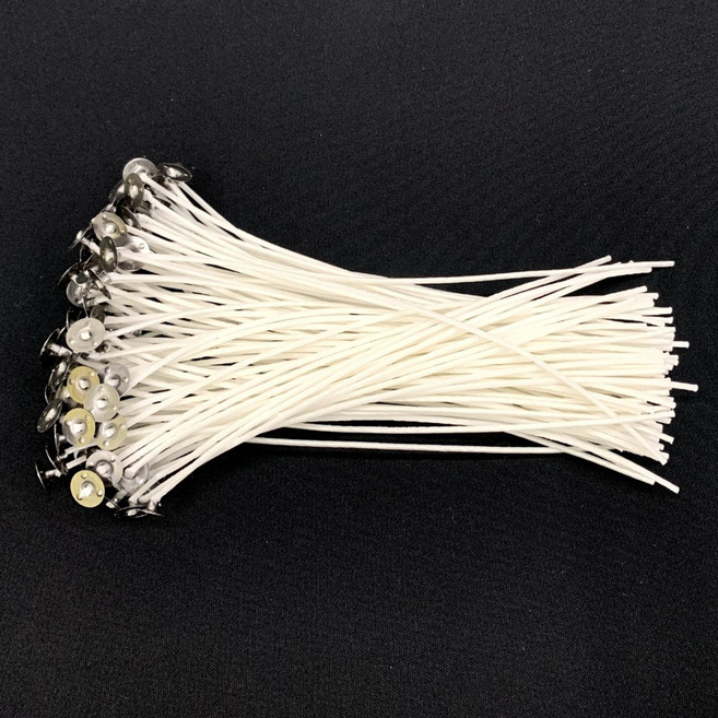 마루마켓_ 캔들공예 양초만들기 양초재활용 캔들만들기 향초심지 양초심지 캔들심지 향초만들기 초심지 캔들재료 심지탭 양초심지 20cm 100P, 100개