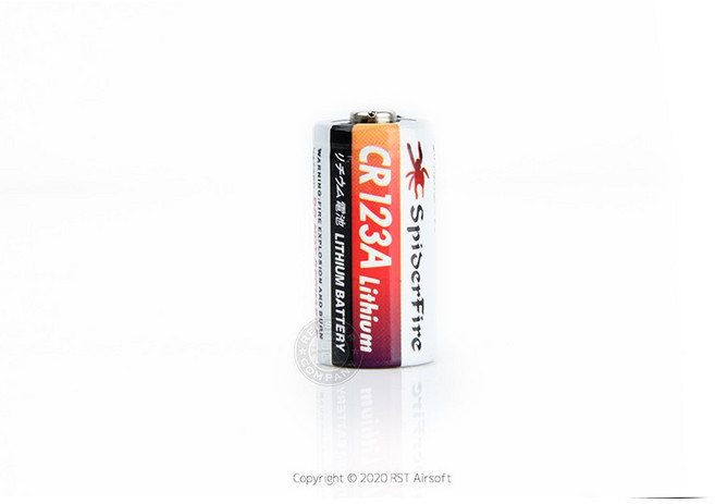 SpiderFire CR123A 鋰電池 (3V), 1個