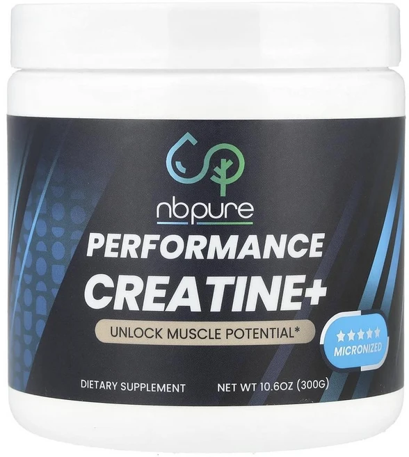 NB Pure 운동 능력 크레아틴+ 300g(10.6oz) Pure (엔비퓨어), 엔비퓨어 NB Pure, 운동 능력 크레아틴+, 300, 1개, 300g - 쿠팡