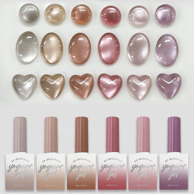 요거트젤네일 쥬얼링 자석 글리터젤, 1개, 8ml, MG78