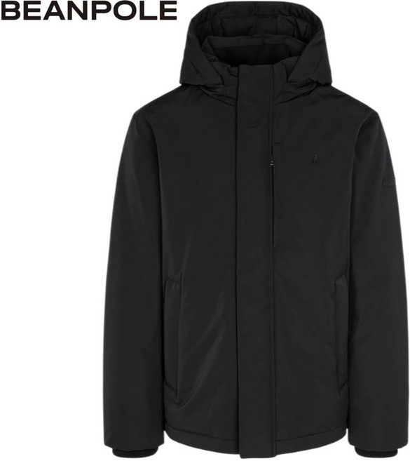 [매장발송] 빈폴 남성 패딩 구스다운 코트 후드 베이직 보온성 겨울 오피스룩 회사 근무 일상