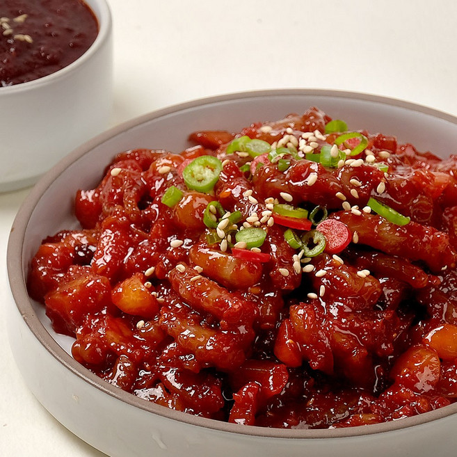 여수 청정게장촌 낙지젓갈 낙지젓 양념 밥반찬 밑반찬, 500g, 1개