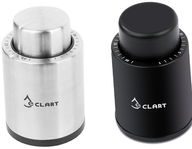 와인스토퍼 와인마개 병 와인 세이버 뚜껑 보관, W2(플라스틱 블랙), 1개