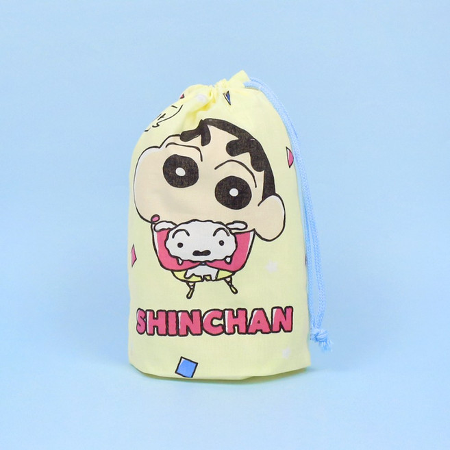 짱구는 못말려 컵 주머니 보조 가방 소품 파우치 양치주머니, 단품, 1개