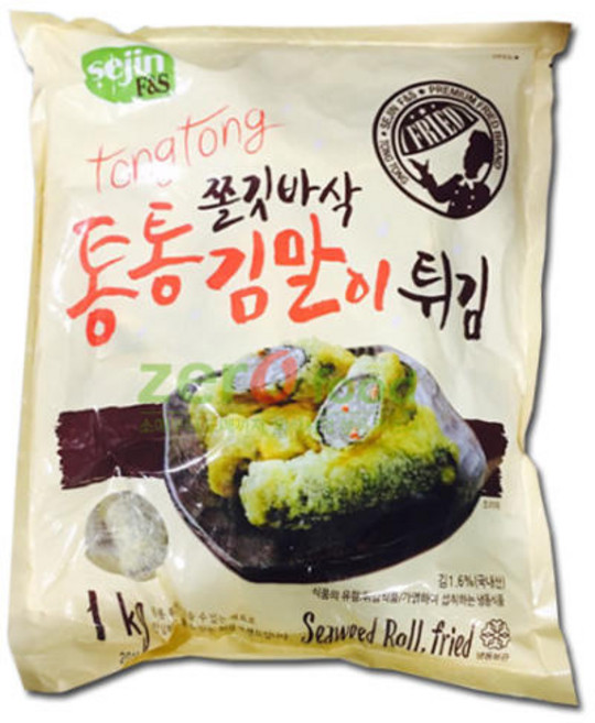[세진] 김말이튀김 1박스 (1kg x 10개입) 냉동, 1kg, 10개