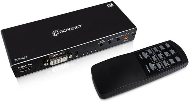 아크로넷 2X2 4K 멀티비전 비디오월 컨트롤러 ZDK-4P1, 1개