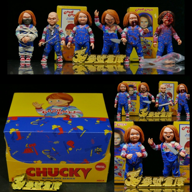 NECA 鬼娃恰吉 Good Guy 盲盒 7吋 盒玩 可動, 1個
