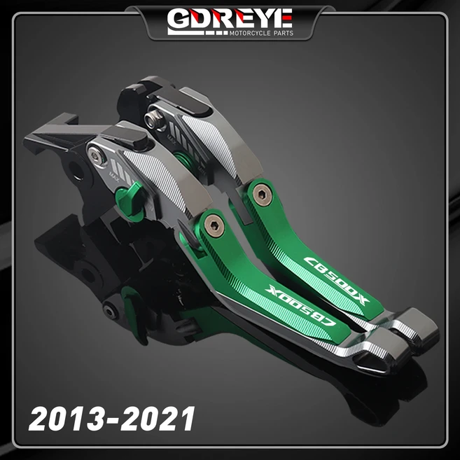 조정 가능한 CNC 5D 알루미늄 브레이크 클러치 레버 핸들 혼다 CB500X 2013-2021 오토바이 X, 01 CHINA, 04 2013-2021