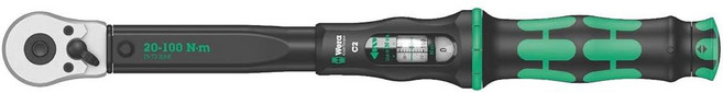 Wera 05075621101 리버서블 래칫이 장착된 클릭 토크 C 2 렌치 20-100nm 1/2" x 20-100nm, 1