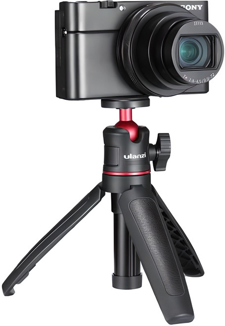 울란지 카메라 미니 삼각대, MT-08, 블랙, 1개
