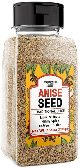 Unpretentious 아니스 씨앗 (2컵) 감초 맛 향신료 고기 파이 충전재 구운 제품 차 및 커피에 적합, Unpretentious 아니스 씨앗 (2컵), 감초