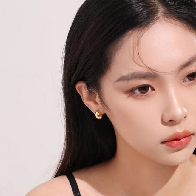 메인스톰 물방울 볼륨 귀걸이 여성귀걸이 데일리귀걸이