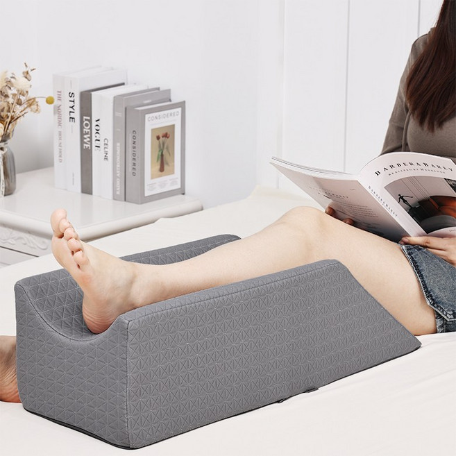 프리미엄 가정용 U자형 다리베게, 그레이, 1개