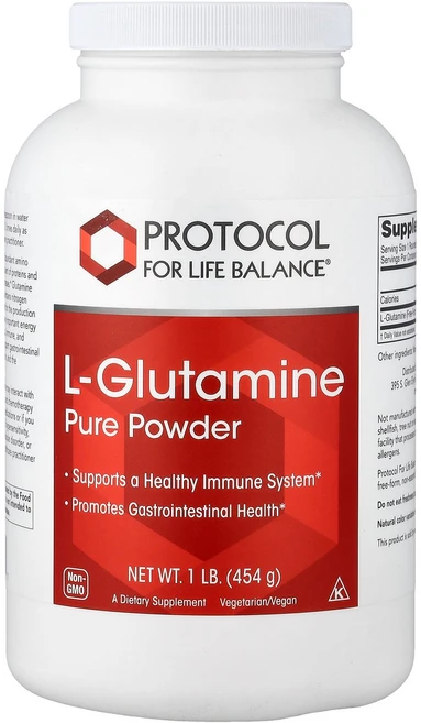 프로토콜 포 라이프 밸런스 Protocol for Life Balance l-글루타민 순수 분말 454g1lb124490원산지:기타, 1개, 454g - 쿠팡