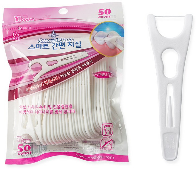 스마트 어금니 치실 대용량 V치실 150P, 150P (50P x 3), 3개