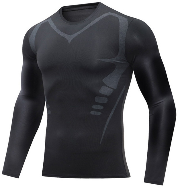(공인기관 테스트완료) 컴프레션 스포츠 이너웨어 남자 테크핏 언더레이어 긴팔 상의
