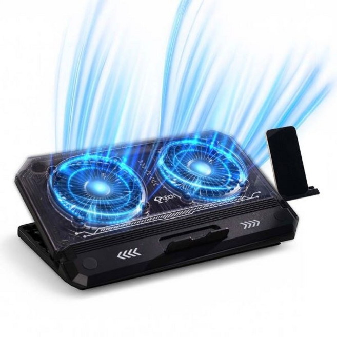 (G-Clicker) 노트북쿨러받침대 콜드마스터 NC30, 블랙, 단품