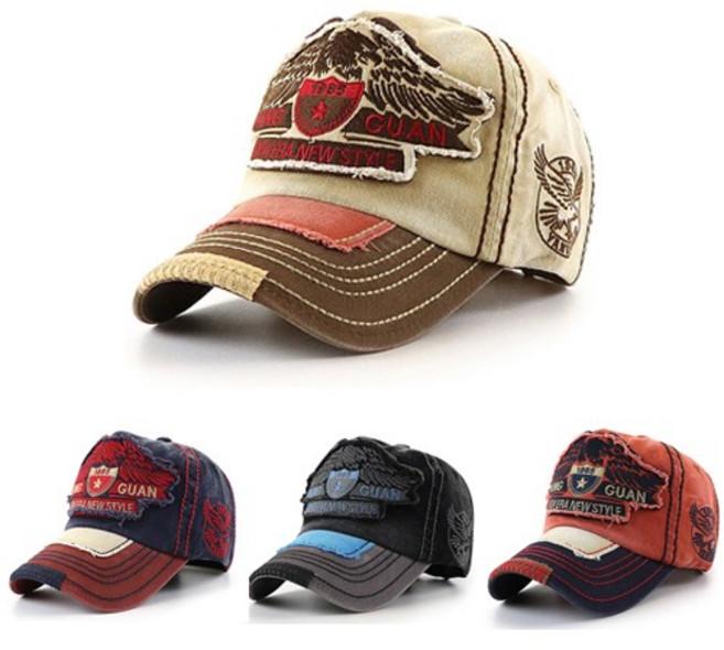 기사미 할리패션 빈티지모자 라이더패션 패치모자 수입모자 IAA00364 Egle 1985 베이지외4종