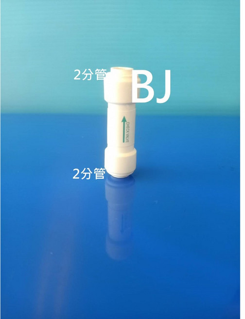 百淨淨水 2分管x2分管 逆止閥 一字接頭, 1個