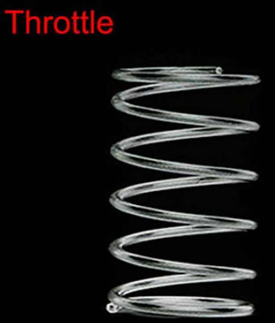 Thrustmaster T3PA Pro 페달 용 교체 브레이크 스로틀 스프링, 1개, 02 Throttle