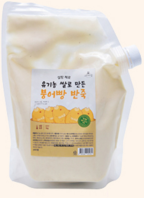 아빠랑 국내산 유기농 쌀로 만든 붕어빵 반죽 (당도0) 1kg, 1개