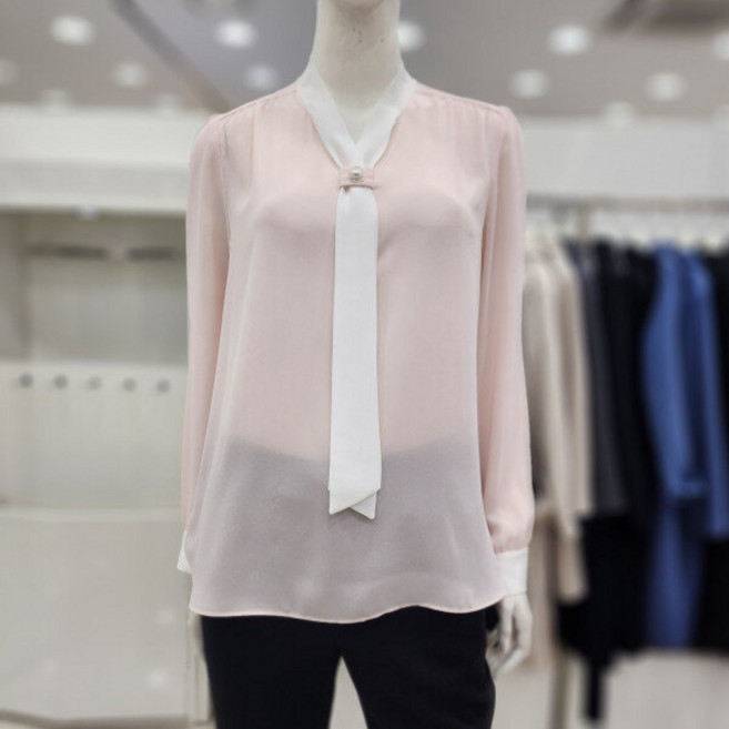 조이너스 여성 브랜드 24 넥타이 쉬폰 블라우스 JES3wxb0910_US