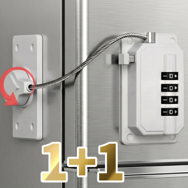 메라빌리아 락앤픽 잠금 장치 부착형 화이트, 2개