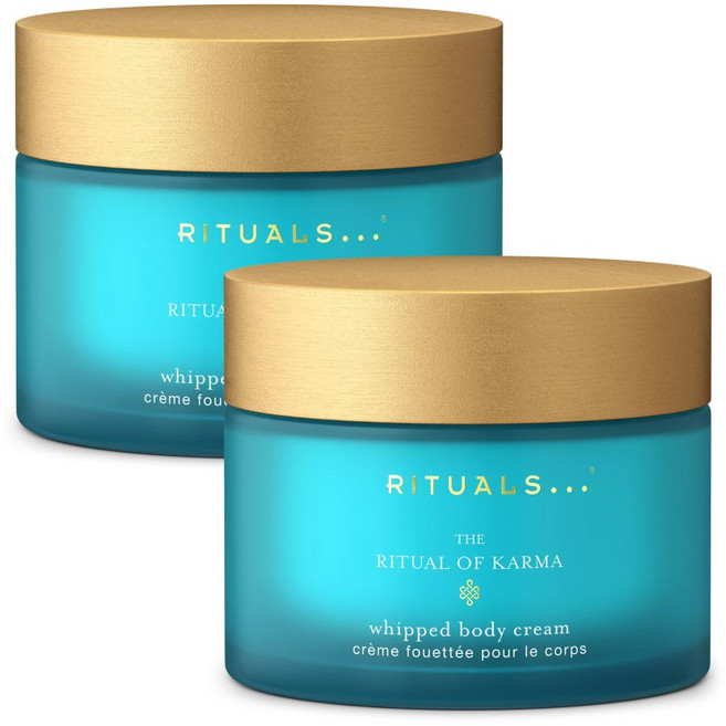 RITUALS 네덜란드 연꽃 백차 카르마 바디크림 220ml x 2통