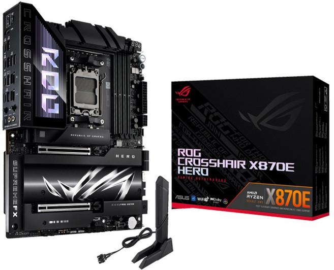 새로운 ROG CROSSHAIR 마더보드 소켓 X870E ATX 프로세서용 데스크탑 9000 8000 7000 AMD AM5 시리즈 HERO RYZEN 지원