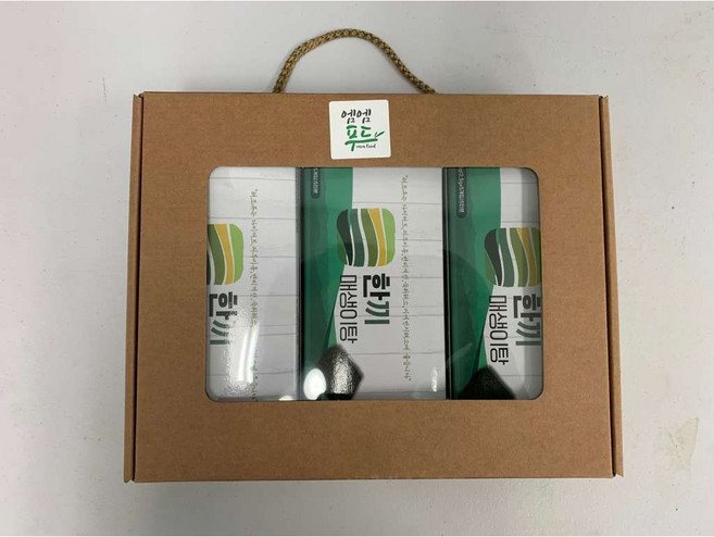 매생이 선물세트 건조매생이 매생이 블럭 건매생이 한끼매생이 동결건조매생이 2.5g 5개 스프포함 떡국 매생이, 한끼선물세트4box, 1개