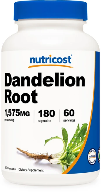 뉴트리코스트 단델리온 루트 1575mg 캡슐, 180정, 1개 - 쿠팡