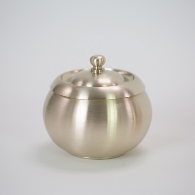 요강 1p 돈보관함 보석함 한놋 유기 장식품 풍수지리소품, 옵션2. 요강 소 1p [6.8cm], 기본선물포장(황금색보자기), 1개