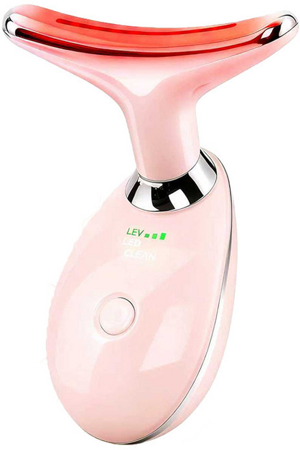 爆品海豚美頸儀淡化頸紋提拉緊緻臉部美容儀家用微電流美頸儀, 1個, 海豚美頸儀粉紅色:1個