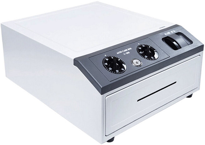 범일금고 c305 띵소리 나는 돈통 다이얼식 카운터금고 33cm, c305 아이보리