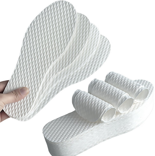 발땀 방지 엠보 펄프 일회용 통풍 깔창