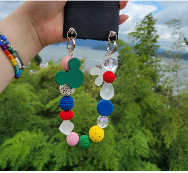 빅미키플라워스트랩