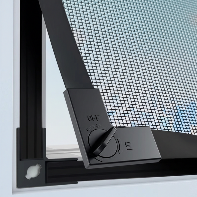 다온미 3세대 가정용 창문 모기장 자석 탈부착 방충망, 1개