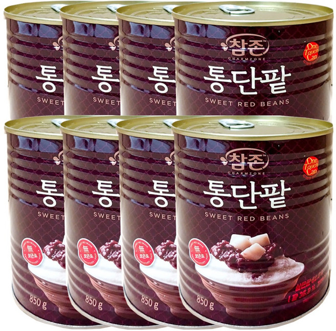 참존 통단팥 원터치, 850g, 8개