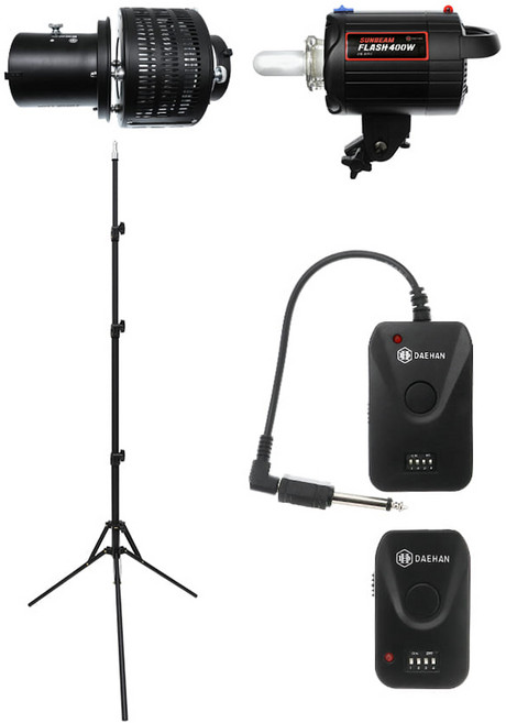 순간광 LED 스튜디오 인물 의류 제품 소품 사진촬영 조명 썬빔플래시+라이트 색 컬러 필터 아트샷+길이 조절 리버스 스탠드, 썬빔플래시+리버스스탠드+썬빔아트샷+무선동조기, 1개