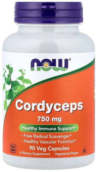 나우푸드 동충하초 이뮨지원 Cordyceps 750mg 90캡슐, 90정, 1개, 90정 - 쿠팡