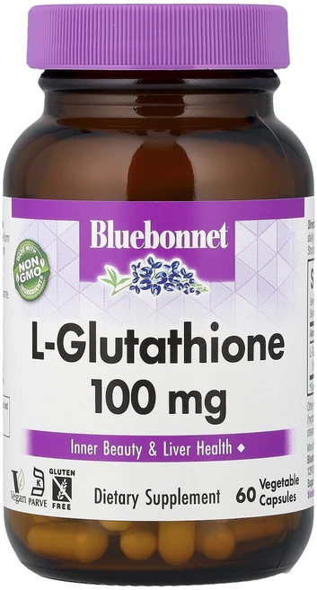블루보넷뉴트리션 L-글루타티온 100mg 60 베지 캡슐, 1개, 60정 - 쿠팡