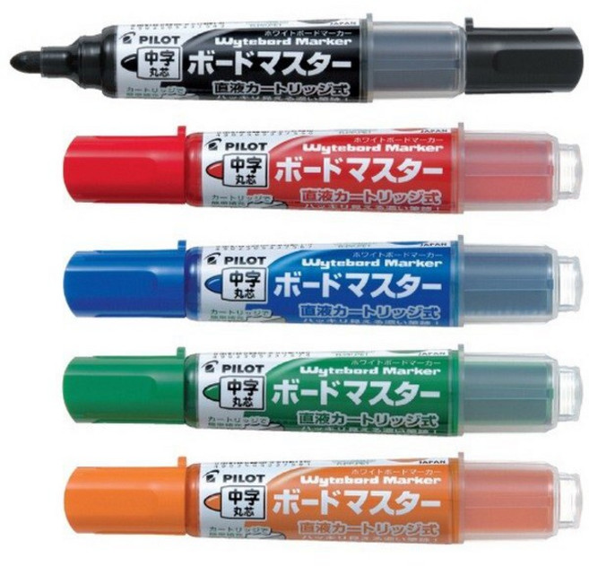 【BP買樂】PILOT百樂 WMBM-12L 中字可換卡水白板筆 書寫流暢、色彩鮮明 適用於辦公室、學校及居家使用, 1支